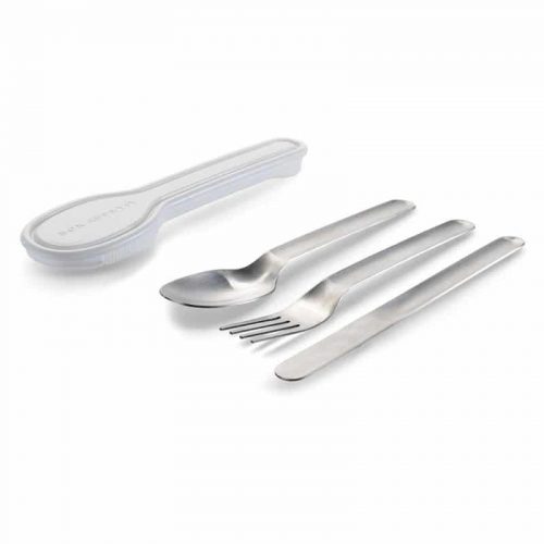 stainless steel cutlery in convenient carry case