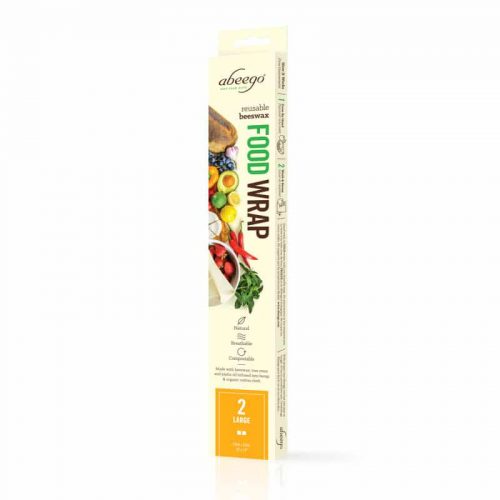 Abeego reusable food wrap - set of 2 large flats