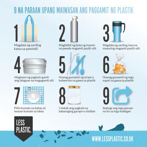 9 tips for living with less plastic in Filipino
