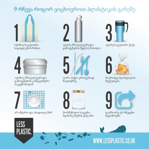 9 tips for living with less plastic in Georgian