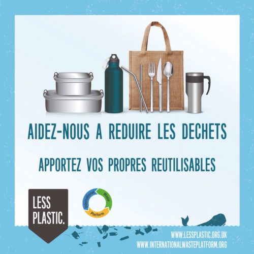 Global campaign to encourage bring your own reusables - French