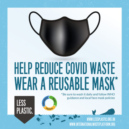 reduce single-use covid face masks